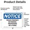Signmission Private Property No Parking Trespassing OSHA Notice Sign, Vinyl Decal, 7in W x 5in L, 2PK OS-2PACK-NS-D-57-L-17839 - alternate 4